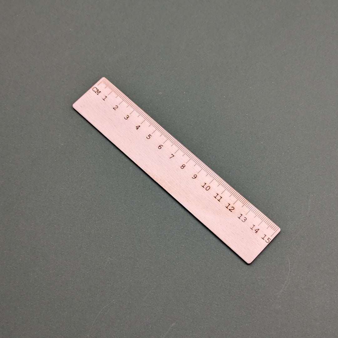 Righello da 15cm in legno personalizzabile