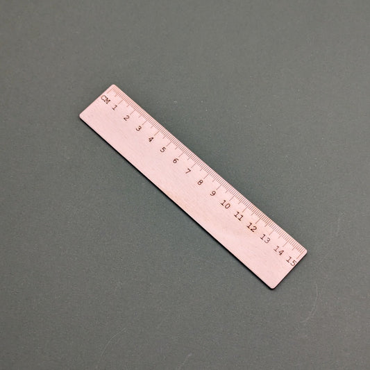 Righello da 15cm in legno personalizzabile