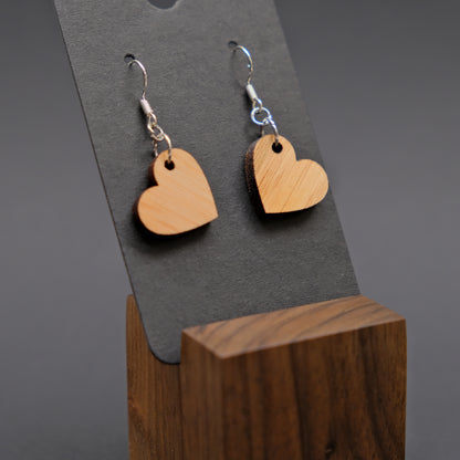 Orecchini in legno