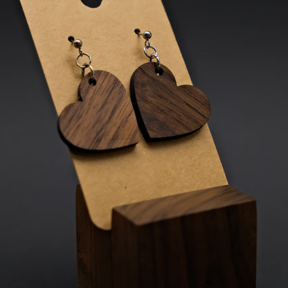 Orecchini in legno