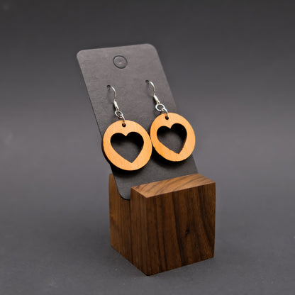 Orecchini in legno