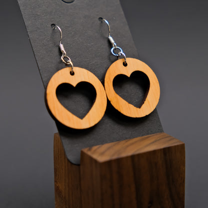 Orecchini in legno