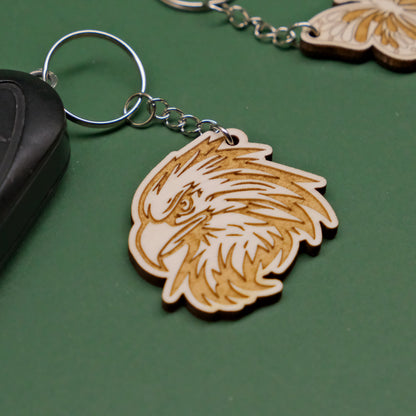 Portachiavi animali in legno